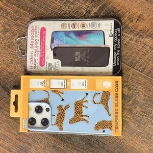 iPhone case and screen protector